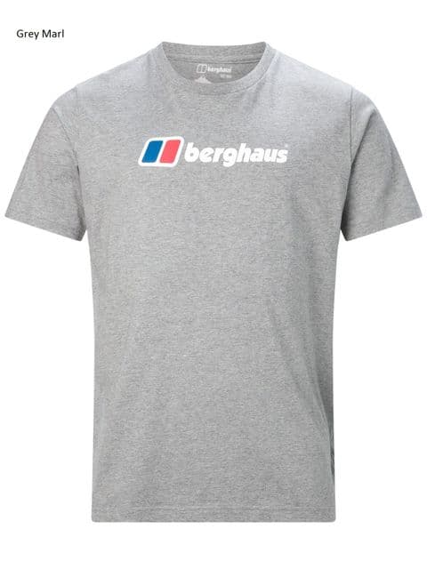 Berghaus Mens Big Corporate Logo T - 100% Cotton
