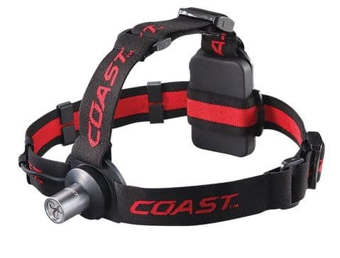 Coast HL3 LED Head Torch - 100 Lumens - Hard Hat Compatible - Hinged Beam
