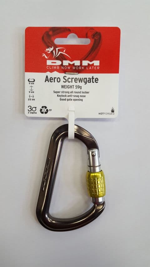 DMM Aero Screwgate Carabiner / Climbing