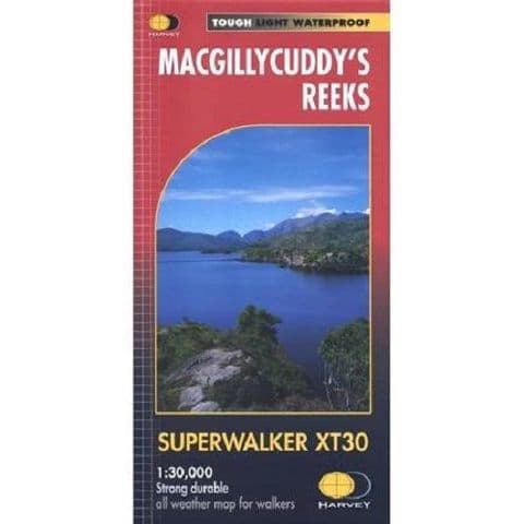 Harvey Superwalker Irish Map -  Macgillycuddys reeks, 1:30000