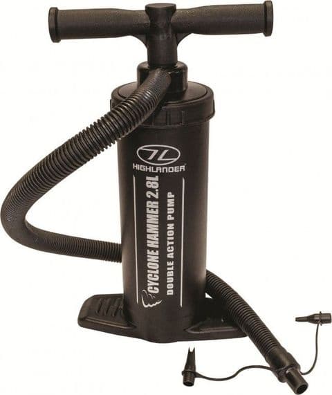 Highlander Cyclone Hammer Pump Double Action - Black - 2.8L - Camping