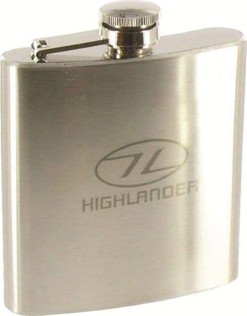 Highlander Steel Hip Flask 170ml
