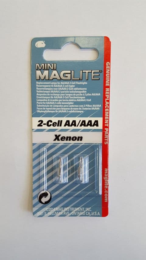 Maglite 2-Cell AA/AAA Xenon Replacement Bulb for Maglite 2-Cell Torch
