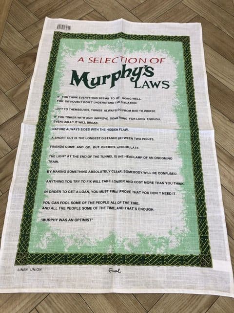 Murphys Law Tea Towel