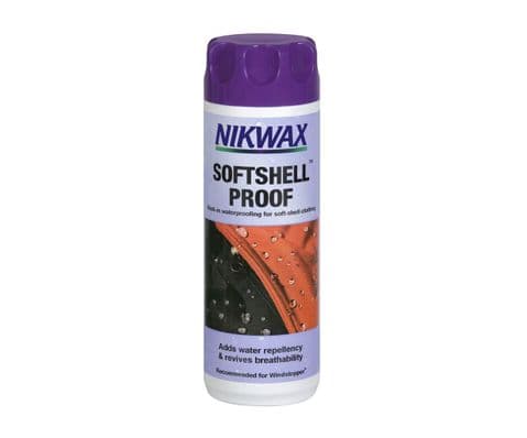 Nikwax Softshell Proof Wash In - Waterproofing for Softshell Clothing - 300 ML