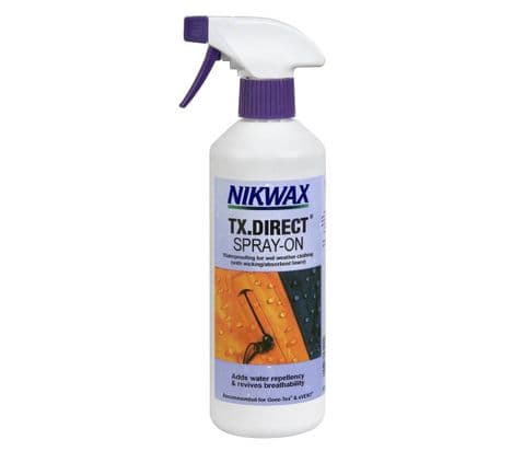 Nikwax TX.Direct Spray On - Waterproofing for Outdoor Clothing - 500ml