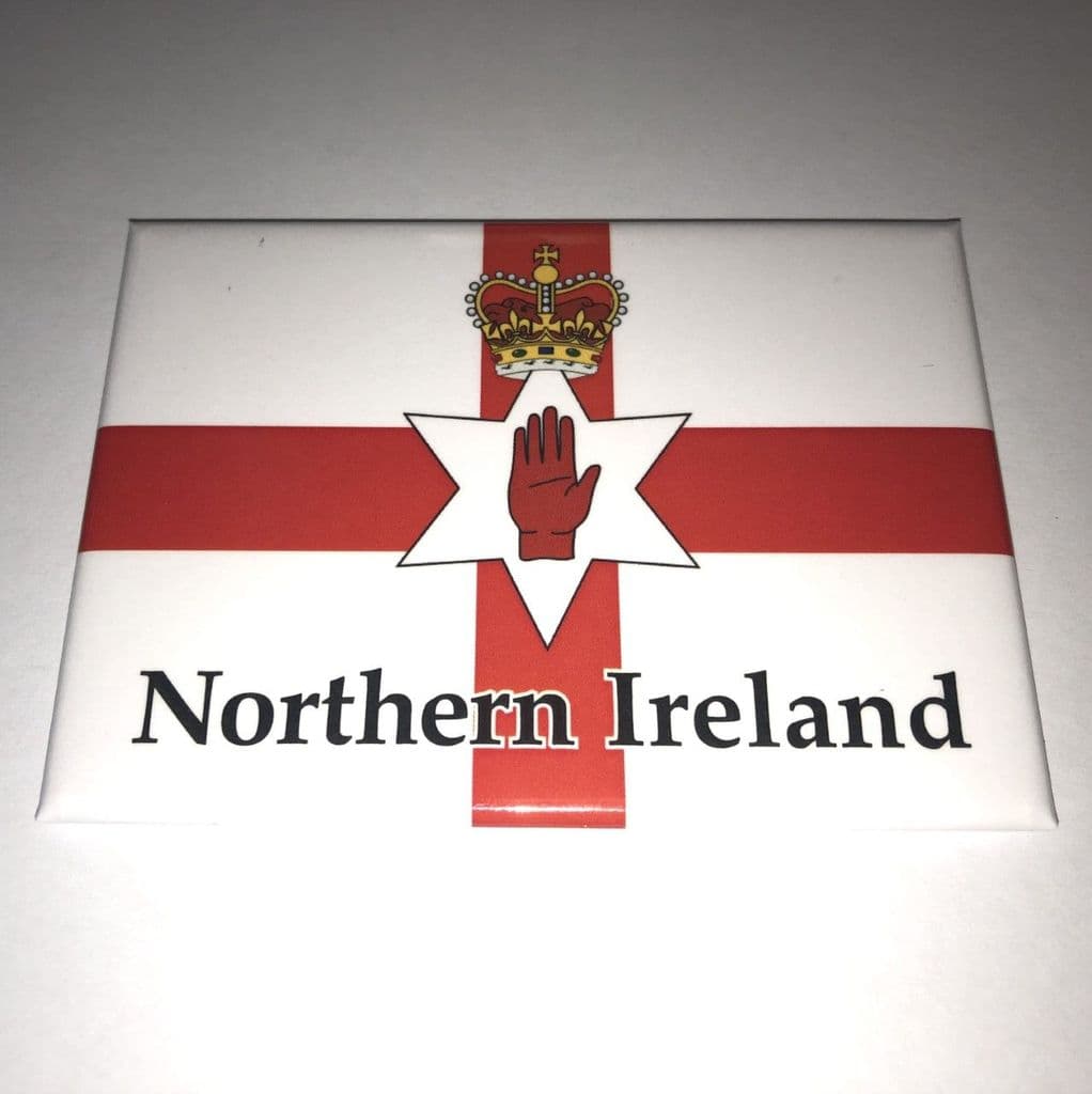 Flag of Ulster Ireland FRIDGE MAGNET 
