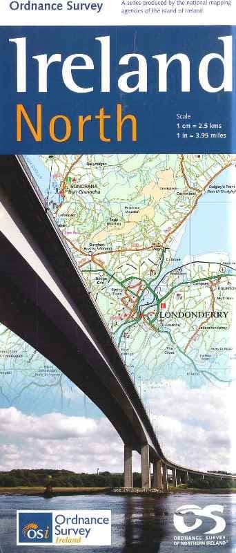 Ordnance Survey Map - Ireland - North. 1:25000