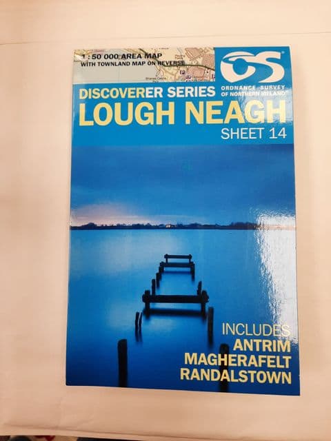 Ordnance Survey Map- Lough Neagh Sheet 14 Scale 1 : 50000