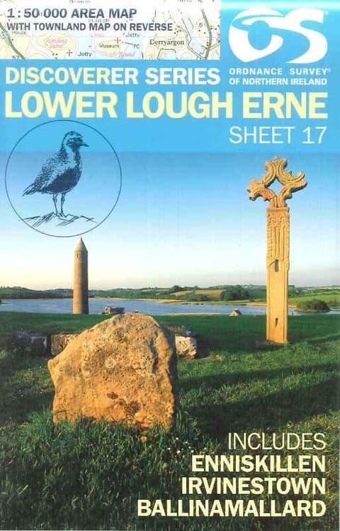 Ordnance Survey Map - No:17 Lower Lough Erne, 1:50000 Scale