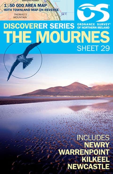 Ordnance Survey - No: 29 The Mournes, 1:50000 Scale