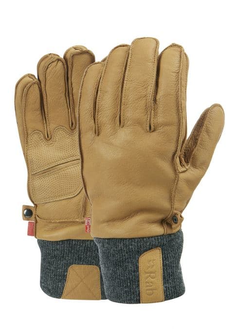 Rab Mens Treeline Glove - Leather, Waterproof, Hard Wearing