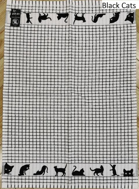 Samuel Lamont Poli dri Tea Towels with Patterns - 100% Cotton