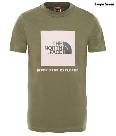The North Face Youth Box Short Sleeve Tee - Cotton T-Shirt