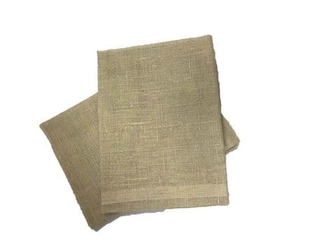 Window Cleaning Natural Linen Scrim Cloth  70 x 70 cm  -  Pack of 2