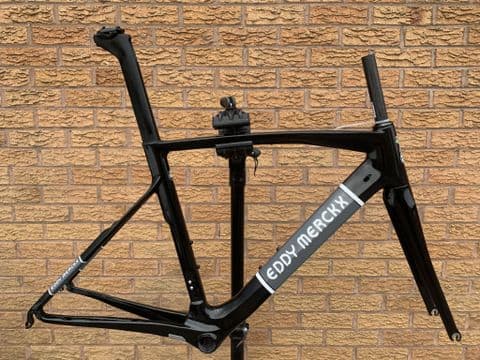 Eddy Merckx San Remo 76 Carbon Road Bike Frameset Frame & Fork - Black