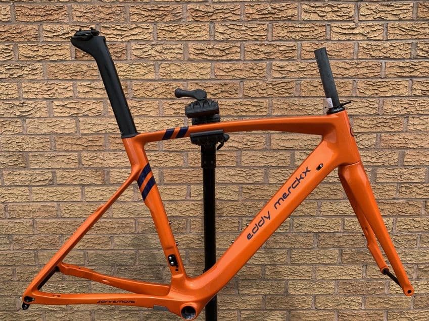 Eddy Merckx San Remo 76 Carbon Road Bike Frameset Frame & Fork - Orange