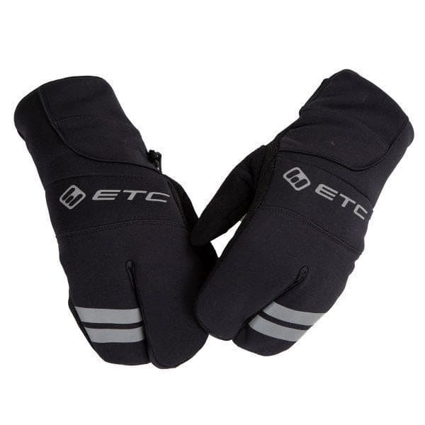 ETC Force 10 Winter Windproof Crab Claw Glove Black