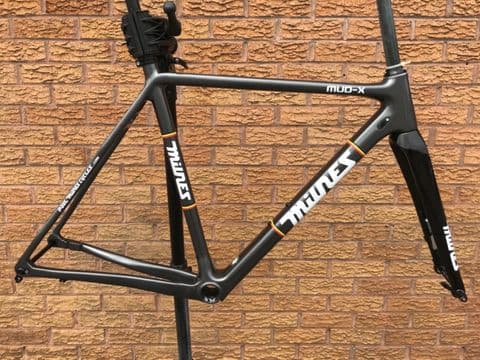 Milnes Mud-X Disc Brake Carbon Cyclocross Bike Frameset - Grey
