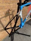 Ridley Noah Fast Disc Brake Aero Carbon Road Bike Frameset - Deda Superbox Stem - Blue