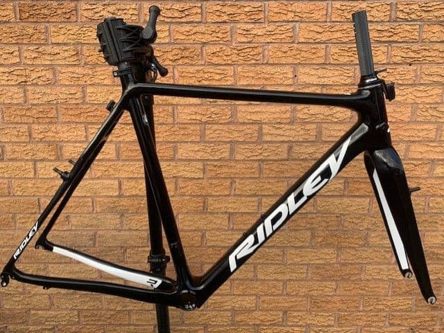 Ridley X-Night SL Carbon Cyclocross Bike Frameset Canti Brake - Black / White
