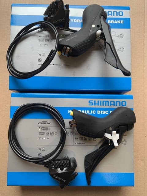 Shimano GRX RX600 2 x 11 Mechanical Hydraulic Disc Brake Set