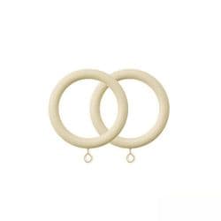 2 Wooden Curtain Rings For 25 35mm, Wooden Curtain Rod Rings With Clips
