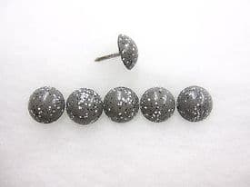 250 Granite grey speckled upholstery nails 16mm head Special H16 Heico stud tack
