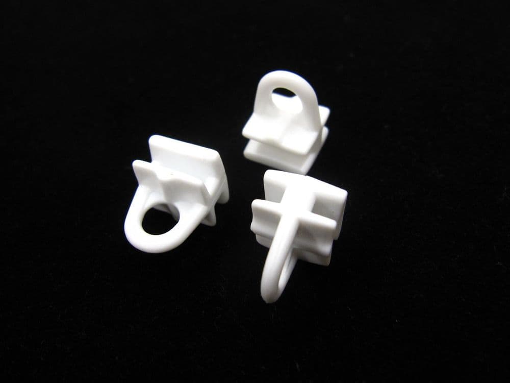 30 Ceiling rail curtain track gliders Pole runners for tape hooks