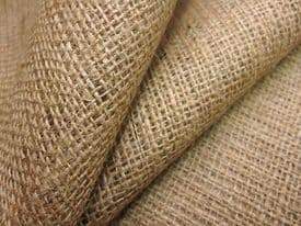 5 mt of Natural hessian jute sack fabric 40"w  upholstery or garden use