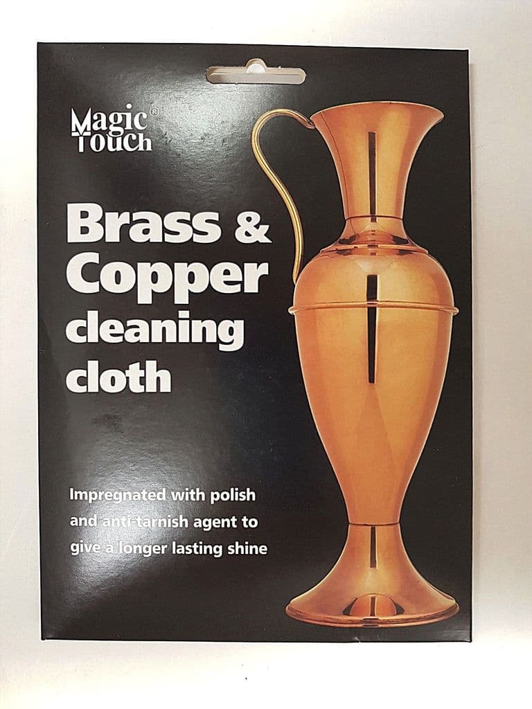 Brass & Copper Cleaning Cloth Specialist Impregnated Metal Polish Care