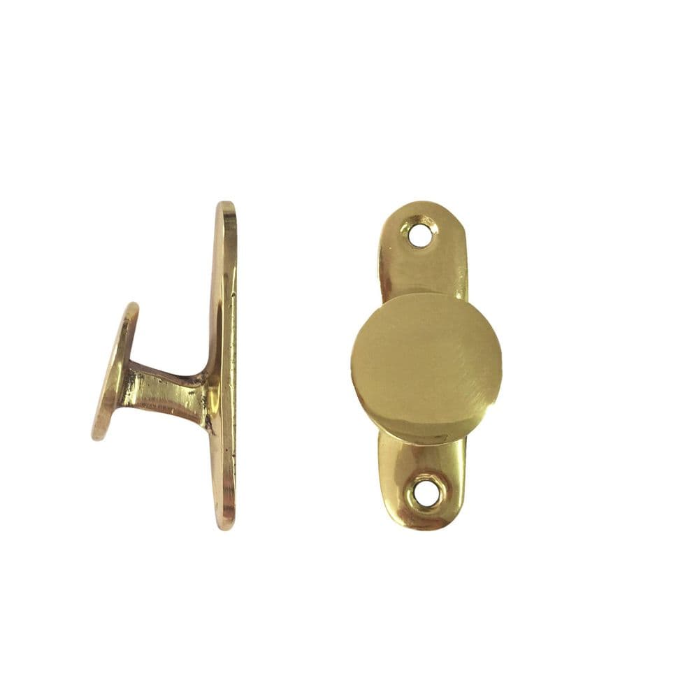 Brass Holdfast Cleat Hook Solid Brass Roman Blind Hold Fast Fastening