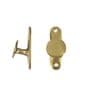 Merriway® BH01585  2 Pcs  Cleat Hooks, 75mm  3 Inch  Polished Chrome Pack Of 2 Pieces