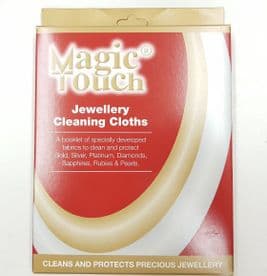 Jewellery Cleaning Cloths Specialist Impregnated Silver Gold Gem Care Shine Buff