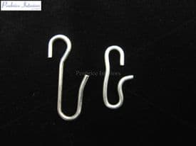 Metal curtain S Ess hooks Attach tape to track pole gliders Hospital cubicle