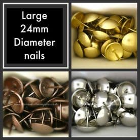 Large 24mm head upholstery nails Furniture fabric studs