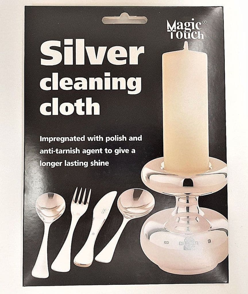 Silver Cleaning Cloth Specialist Impregnated Metal Polish Care Shine