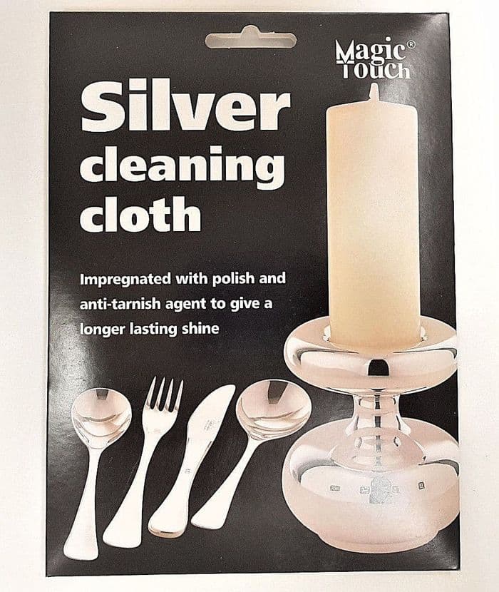 Silver Cleaning Cloth Specialist Impregnated Metal Polish Care Shine