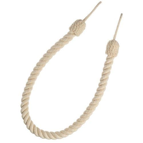 Swish Java Cotton Rope Curtain Tie Back - Natural - 74cm - Per Single Rope