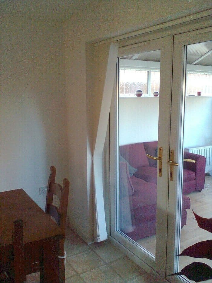 Vertical Blind Slat Holdback White Grey Clear or Black Tieback Arm