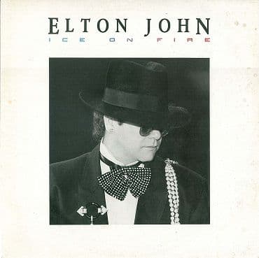 ELTON JOHN Ice On Fire LP Vinyl Record Album 33rpm Rocket 1985