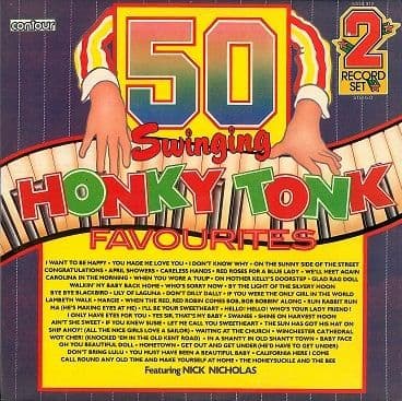 NICK NICHOLAS 50 Swinging Honky Tonk Favourites 2LP Vinyl Record Album 33rpm Contour