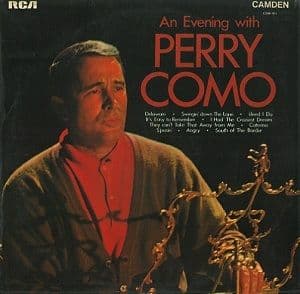 PERRY COMO An Evening With Perry Como Vinyl Record LP RCA Camden 1970