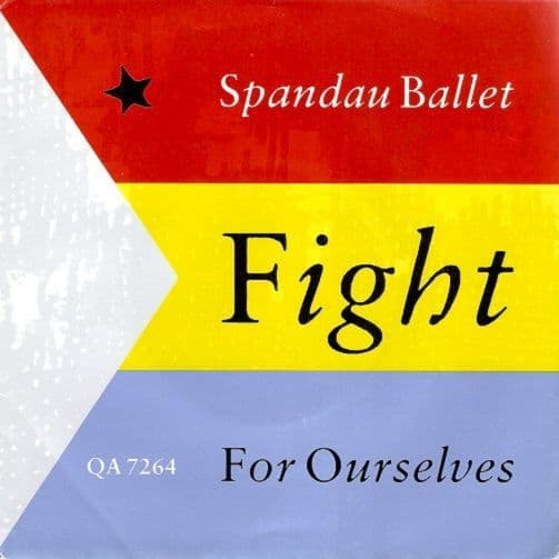 SPANDAU BALLET Fight For Ourselves Vinyl Record 7 Inch CBS 1986 Poster Sleeve