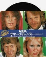 ABBA Summer Night City Vinyl Record 7 Inch Japanese Discomate 1978