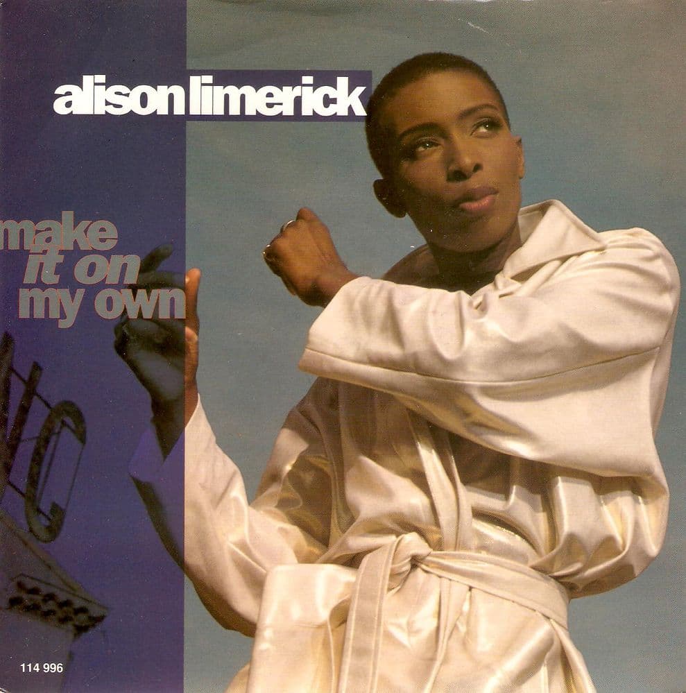 ALISON LIMERICK Make It On My Own Vinyl Record 7 Inch Arista 1992