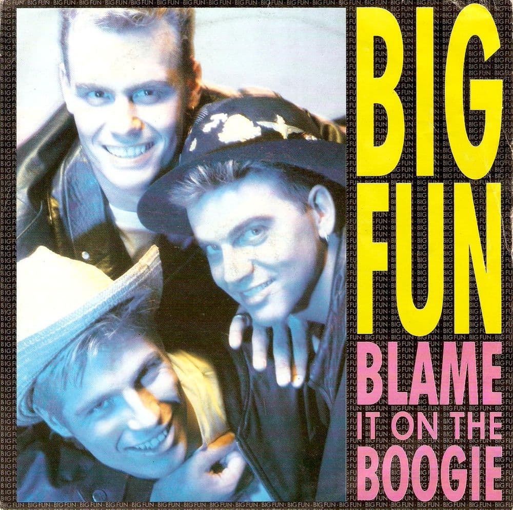 BIG FUN Blame It On The Boogie Vinyl Record 7 Inch Jive 1989