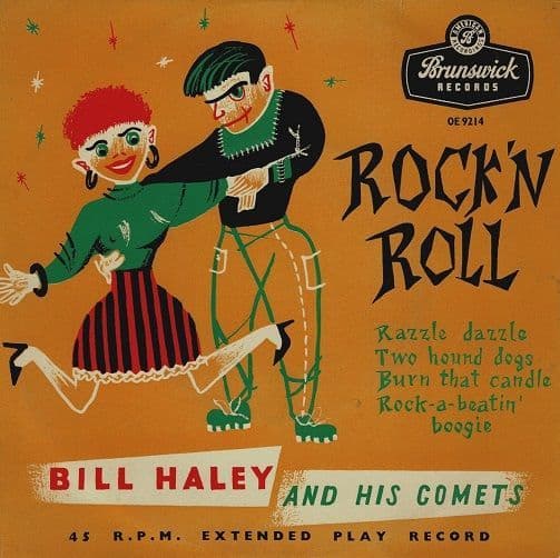 BILL HALEY AND HIS COMETS Rock 'N Roll EP Vinyl Record 7 Inch Brunswick 1956