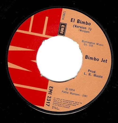 BIMBO JET El Bimbo Vinyl Record 7 Inch EMI 1974