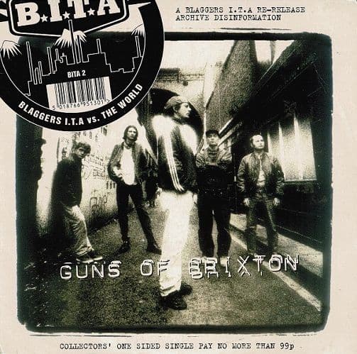 BLAGGERS I.T.A Guns Of Brixton Vinyl Record 7 Inch Disinformation 1995